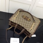 Gucci 1955 Horsebit Large Tote Bag Brown