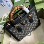 Gucci Diana small tote bag ‎660195 Black