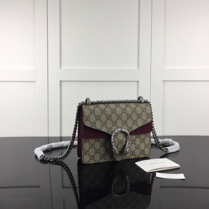 Gucci Dionysus GG Supreme mini bag wine 421970