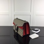 Gucci Dionysus small GG shoulder bag canvas red 400249