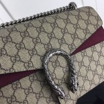 Gucci Dionysus small GG shoulder bag canvas wine 400249