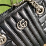 Gucci GG Marmont Leather Tote bag black 681483