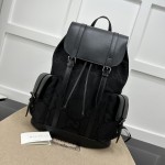 Gucci Jumbo GG backpack Black jumbo GG canvas ‎678829