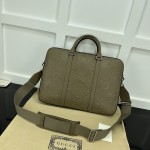 Gucci Jumbo GG Briefcase Taupe jumbo GG leather ‎658573