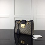 Gucci Padlock small GG shoulder bag black 498156