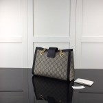 Gucci Padlock small GG shoulder bag black 498156