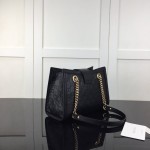 Gucci Padlock small shoulder guccissima leather bag