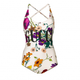 Replica Gucci logo swimsuit