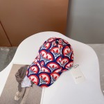 adidas x Gucci Trefoil print baseball hat ‎696485