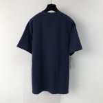 adidas x Gucci cotton jersey T-shirt Blue