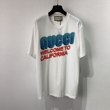 Gucci Cotton jersey T-shirt white ‎615044