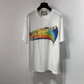 Replica Gucci Cotton T-shirt with print