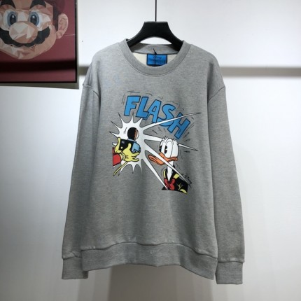 Disney x Gucci Donald Duck sweatshirt Grey