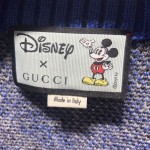 Disney x Gucci wool cardigan Blue