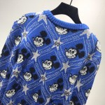 Disney x Gucci wool cardigan Blue