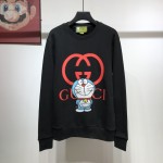 Doraemon x Gucci cotton Sweatershirt Black