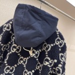 Gucci GG fuzzy fabric jacquard jacket ‎771121