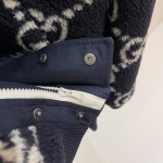 Gucci GG fuzzy fabric jacquard jacket ‎771121