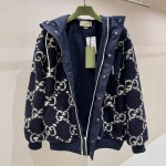 Gucci GG fuzzy fabric jacquard jacket ‎771121