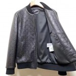 Gucci GG leather bomber jacket ‎673925