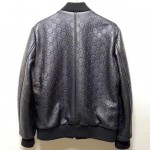 Gucci GG leather bomber jacket ‎673925