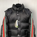 Gucci GG nylon jacquard jacket with Web ‎715519