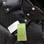 Gucci GG nylon jacquard jacket with Web ‎715519