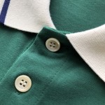 Gucci Cotton polo with Interlocking G Green ‎737656