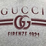 Gucci Cotton jersey hooded sweatshirt Grey ‎788771