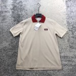 Gucci Polo with GG Embroidery Off White