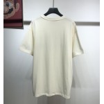 Gucci Oversize T-shirt with Gucci Logo Ivory 457095