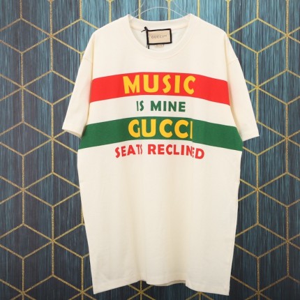 Gucci 100 cotton T-shirt off white