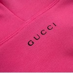 Gucci Hooded sweatshirt with GG apple print Rose