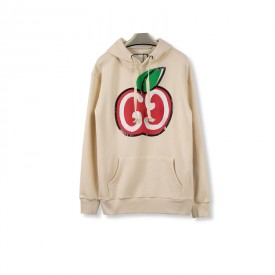 Replica gucci apple prine hoodies white