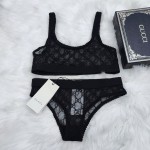 Gucci Bikini Split with GG Canvas Black