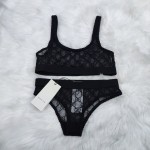 Gucci Bikini Split with GG Canvas Black