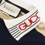 Gucci Cotton jersey polo shirt ‎727906 Blue