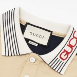 Gucci Cotton jersey polo shirt ‎727906 Camel