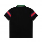 Gucci Cotton jersey polo shirt ‎with web 713997 Black