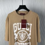 Gucci Cotton jersey printed T-shirt Beige ‎798115