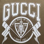 Gucci Cotton jersey printed T-shirt Beige ‎798115