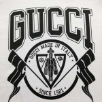 Gucci Cotton jersey printed T-shirt White 798115