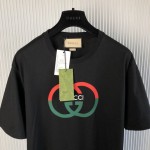 Gucci Cotton jersey printed T-shirt Black ‎771758