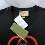 Gucci Cotton jersey printed T-shirt Black ‎771758