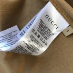 Gucci Cotton jersey printed T-shirt ‎Camel ‎771758