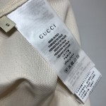 Gucci Cotton polo with Interlocking G stripe White