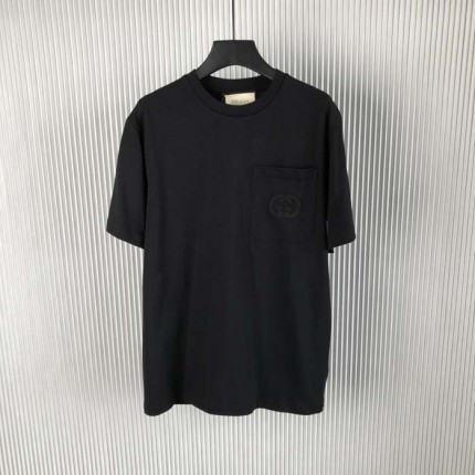 Gucci Cotton jersey T-shirt with patch Black ‎774347