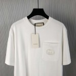 Gucci Cotton jersey T-shirt with patch White 774347