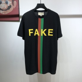 Replica Gucci Fake Not print t shirt