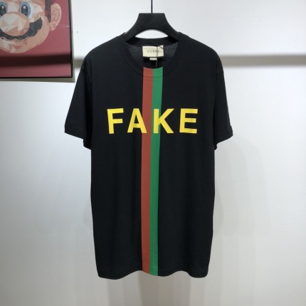 Gucci 'Fake/Not' print oversize T-shirt